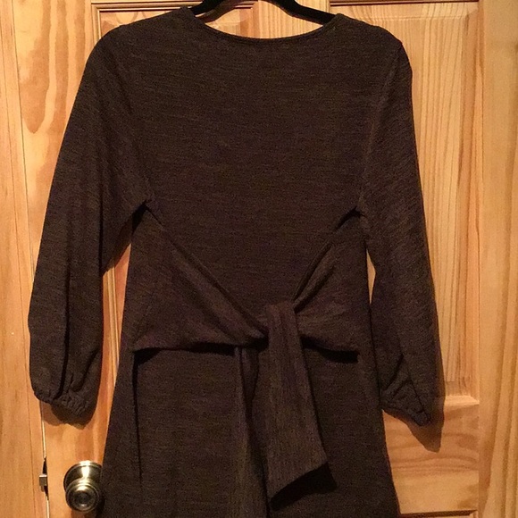 😎3/$12. Cozy dress in army green color. - Picture 2 of 4